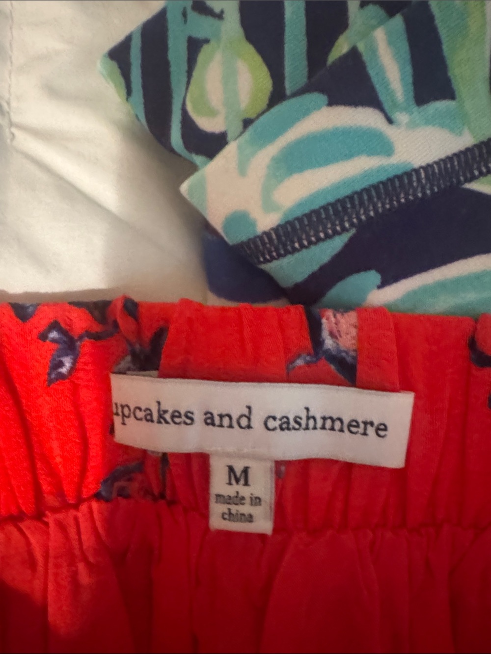 Red Floral Ruffle Mini Skirt - Picture 2 of 2